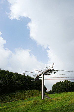 夏のリフト