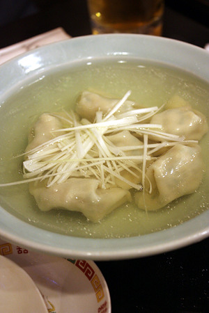 西千葉「中華料理 和食 ふさ元」水餃子 500円