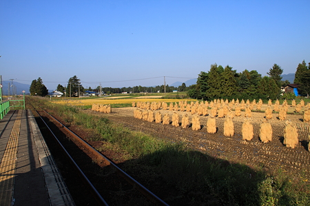 白兎駅からの風景