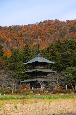 安久津八幡神社三重塔