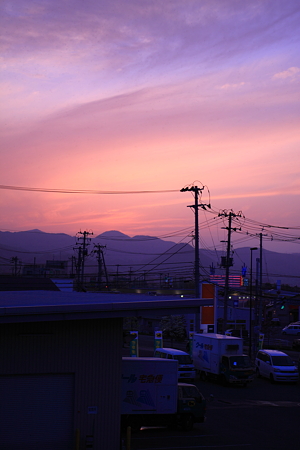 久し振りの夕陽撮り　明日へ向かって・・・。