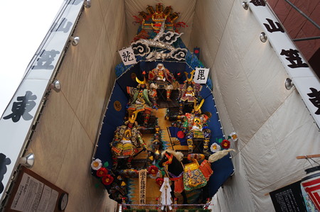 03 2014年 博多祇園山笠 飾り山笠 風雲龍謙信決戦 東流 (3)