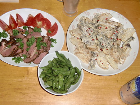 2011.8.20 晩酌肴 2011.8.20 晩酌肴