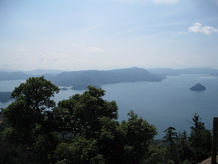 100815 宮島 弥山の頂上から その1