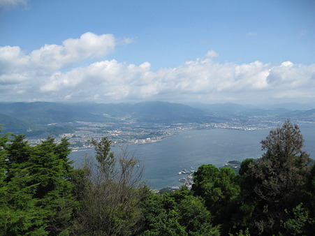 100815 宮島 弥山の頂上から その2