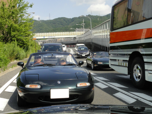 ほうせいさんは名神高速へ