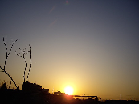 2011-02-26の夕陽